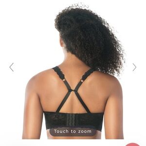 Parfait Adriana Wire-Free Lace Bralette - Black